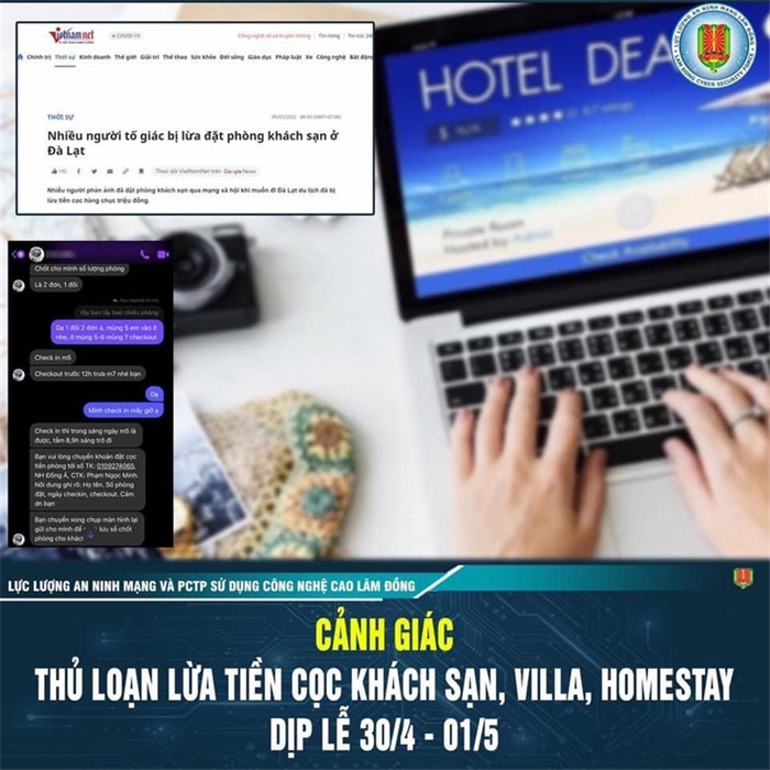Lừa đảo đặt phòng khách sạn Đà Lạt – Hiểu để tránh, biết để an toàn